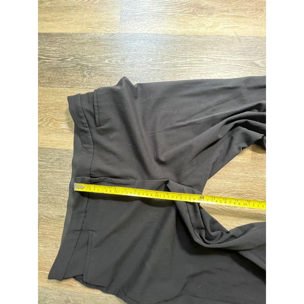Alfani Dress Pants Womens 14S Black Straight Leg Stretch Comfort Career Trousers